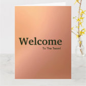 Neuer Mitarbeiter willkommen Karte (Gelbe Blume)