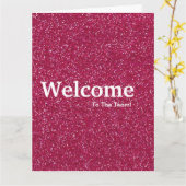 Neuer Mitarbeiter willkommen Karte (Gelbe Blume)