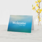 Neuer Mitarbeiter willkommen Karte (Gelbe Blume)