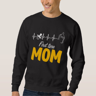 Neuer Mommy Heartbeat erwartet Mama Sweatshirt