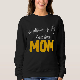 Neuer Mommy Heartbeat erwartet Mama Sweatshirt