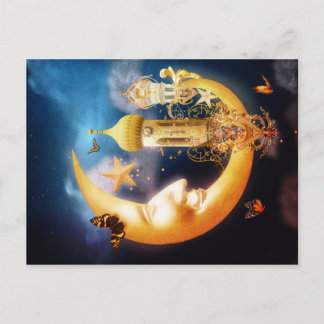 Neuer Mond Postkarte