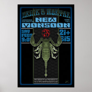 Neuer Monsun-Ziegelstein u. Plakat 2013 des