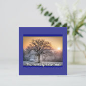 Neuer Morgen... sauberes Schiefer Einladung (Stehend Vorderseite)