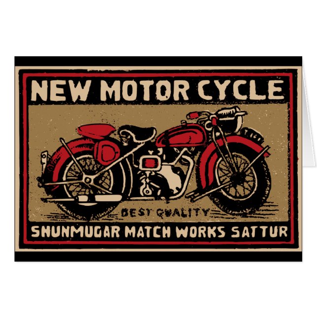 Neuer Motorrad-Sicherheits-Match-Aufkleber (Vorderseite (Horizontal))