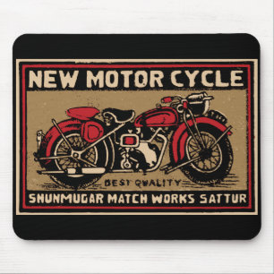 Neuer Motorrad-Sicherheits-Match-Aufkleber Mousepad