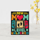 Neuer Mutter-Level freigeschaltet Gamer Valentinst Karte (Gelbe Blume)