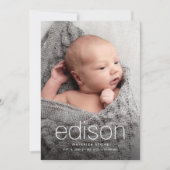 Neuer Name des Fotos Ankündigung (Vorderseite)