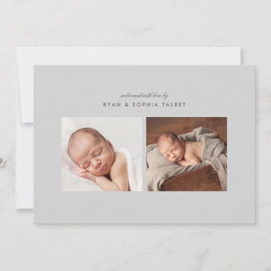 Neuer Name des Fotos Ankündigung (Rückseite)