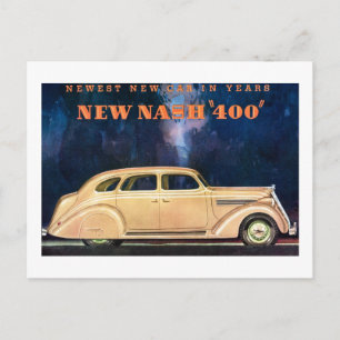 Neuer Nash 400 - Neuer Neuwagen in Jahren - Vintag Postkarte