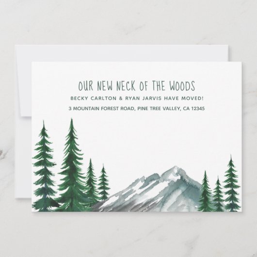 Neuer Neck der Waldkiefernwälder Ankündigung (Vorderseite)