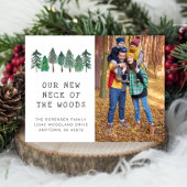Neuer Neck der Woods Foto Moving Ankündigung Postkarte