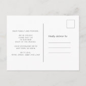 Neuer Neck der Woods Foto Moving Ankündigung Postkarte (Rückseite)