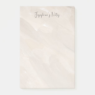 Neuer neutraler Gold-Hintergrund-Name Post-it Klebezettel