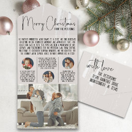 Neuer Newsletter zur Weihnachtskarte All In One Einladung