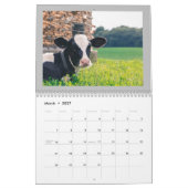 Neuer Niedlicher Kuhkalender Kalender (Mär 2027)