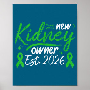 Neuer Nierenbesitzer 2026 Nierentransplantations-Ü Poster