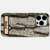 Neuer Oak Tree Bark Foto und Name iPhone Case-Mate iPhone Hülle (Rückseite (Horizontal))