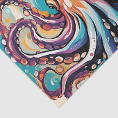 Neuer Oktopus Abstrakt Seidenpapier (Ausschnitt)