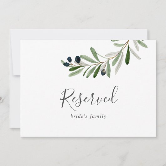 Neuer Olivenzweig vorbehalten (Vorderseite)