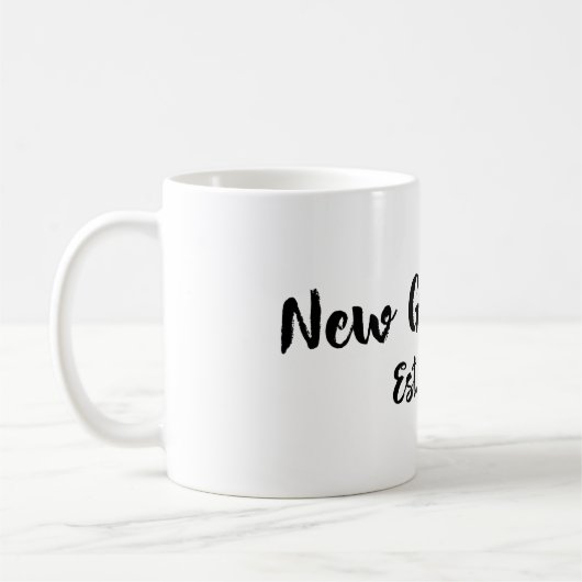 Neuer Oma Est. 2021 Neue Großmütter Kaffeetasse (Links)