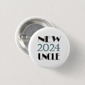 Neuer Onkel-Button 2024 Button (Vorne & Hinten)