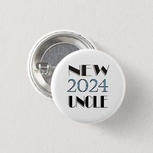 Neuer Onkel-Button 2024 Button (Vorne & Hinten)