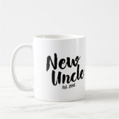 Neuer Onkel Est. 2018, zukünftiger Onkel Gift Mug Kaffeetasse (Links)