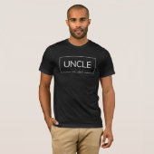 Neuer Onkel est 2025 Erstmaliges Baby T-Shirt (Vorne ganz)