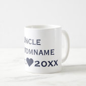 Neuer Onkel Established Navy Mug Kaffeetasse (VorderseiteRechts)