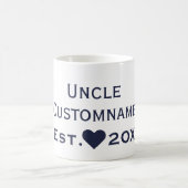Neuer Onkel Established Navy Mug Kaffeetasse (Mittel)