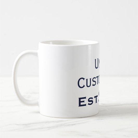 Neuer Onkel Established Navy Mug Kaffeetasse (Links)