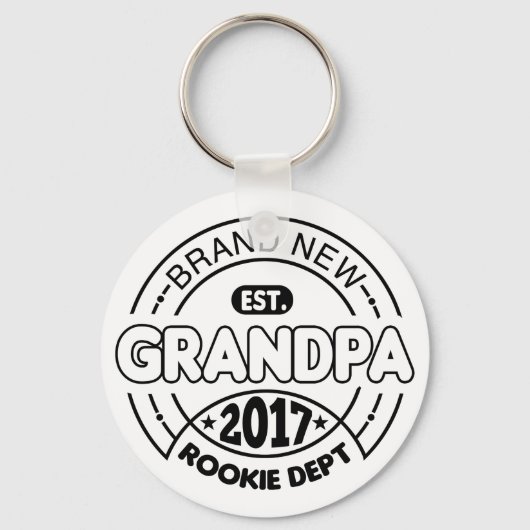 Neuer Opa 2017 Schlüsselanhänger (Vorderseite)
