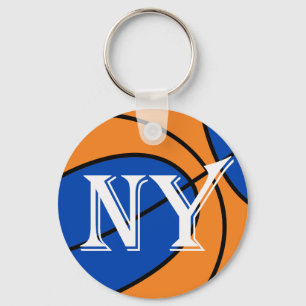 neuer orangefarbener Basketball Schlüsselanhänger