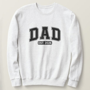 Neuer Papa 2026 Daddy 2026 Vater 2026 Papa Est. 20 Sweatshirt