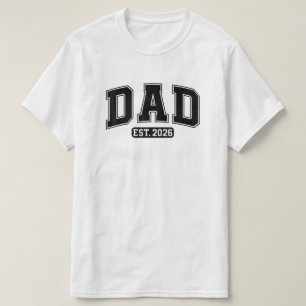 Neuer Papa 2026 Daddy 2026 Vater 2026 Papa Est. 20 T-Shirt