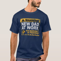 Neuer Papa bei der Arbeit Witziger Vater Witz Vate