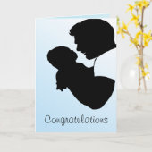 neuer Papa, Glückwunsch Karte (Gelbe Blume)