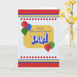 Neuer Papa Vatertagsgeschenk für den Neusten Papa Karte