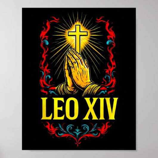 Neuer Papst Leo Xiv Poster (Vorne)