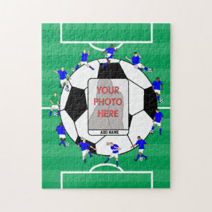 Neuer Personalisierter Fußballball und neue Spiel Puzzle