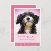 Neuer Pink-Pink-Paw-Druck für die Ankündigung von (Vorne/Hinten)