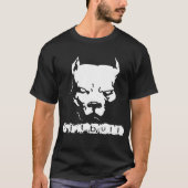 Neuer Pitbull amerikanischer ährentragender T-Shirt (Vorderseite)