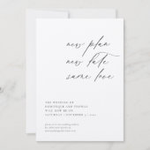 Neuer Plan Datum der Liebe Änderung der Pläne Einladung (Vorderseite)