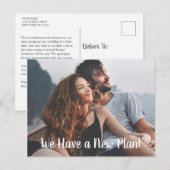Neuer Plan Überarbeitete Hochzeitverlängerung mit  Postkarte (Vorne/Hinten)