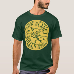 Neuer Planet Roller Rink Vintag Defunktional Skate T-Shirt