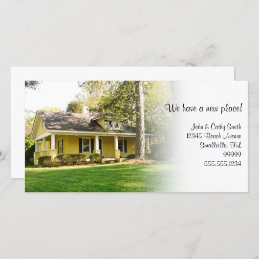 Neuer Platz! Adressenänderung für benutzerdefinier Ankündigung (Vorne/Hinten)