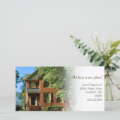 Neuer Platz! Adressenänderung für benutzerdefinier Ankündigung (Stehend Vorderseite)