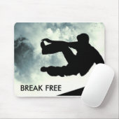 NEUER Polyester mousepad Mausunterlage-Matte BRUCH (Mit Mouse)