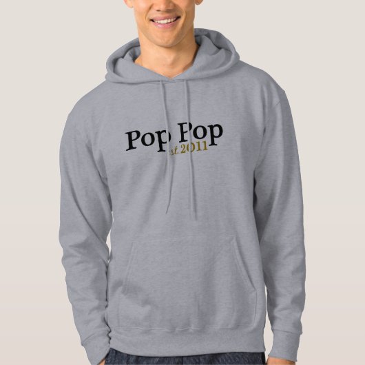 Neuer Pop-Pop est 2011 Hoodie (Vorderseite)
